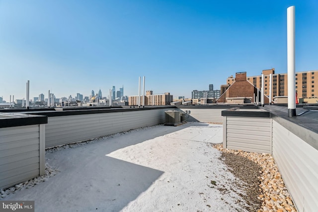 view of yard featuring cooling unit