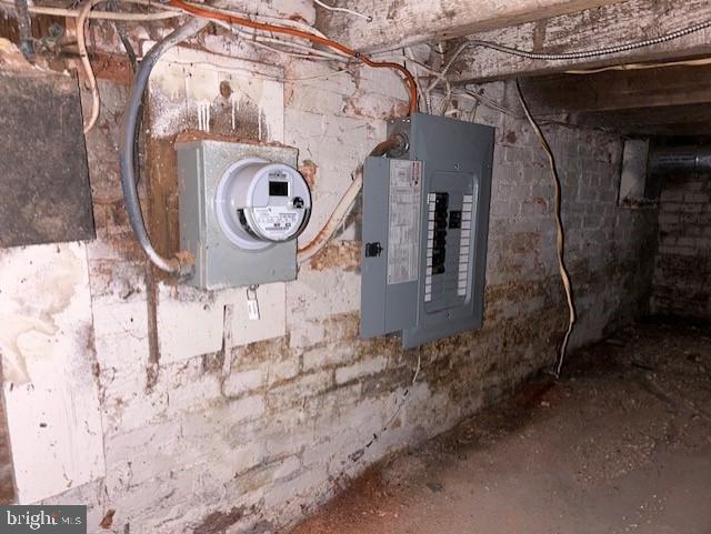 utility room with electric panel