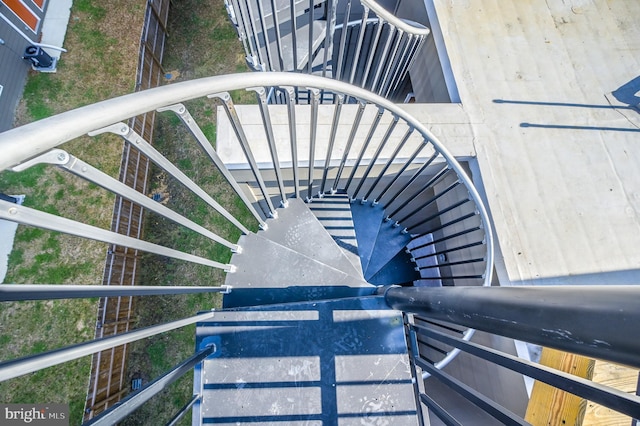 view of staircase