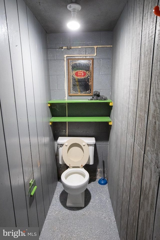 bathroom featuring toilet