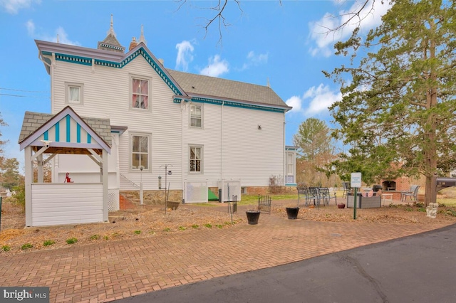 view of rear view of property