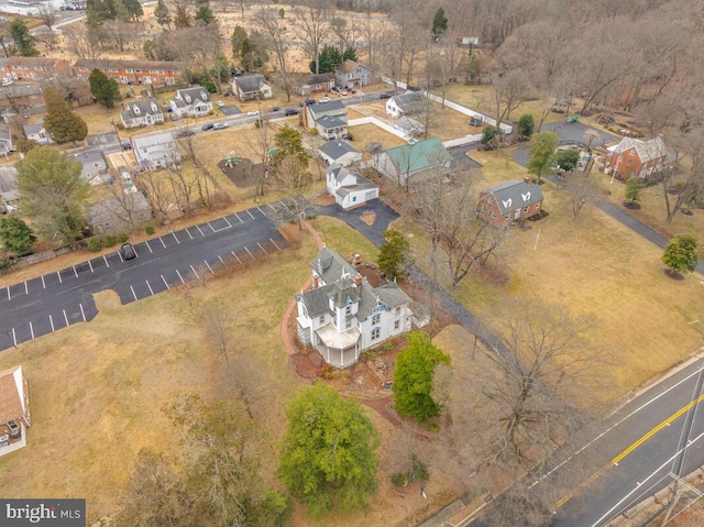 birds eye view of property featuring a residential view