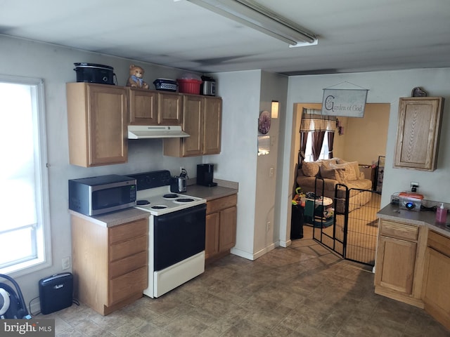 kitchen with electric stove