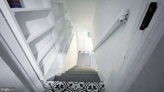 view of stairs