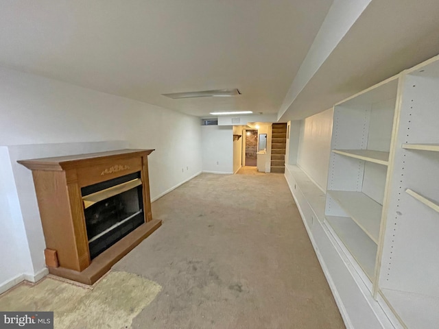 view of unfurnished living room