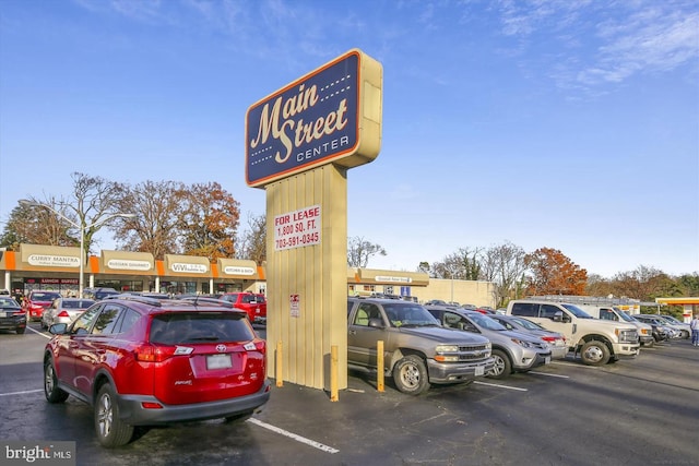 view of uncovered parking lot