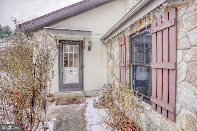 view of entrance to property