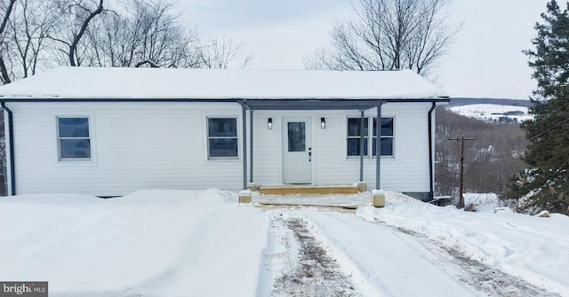 view of ranch-style house