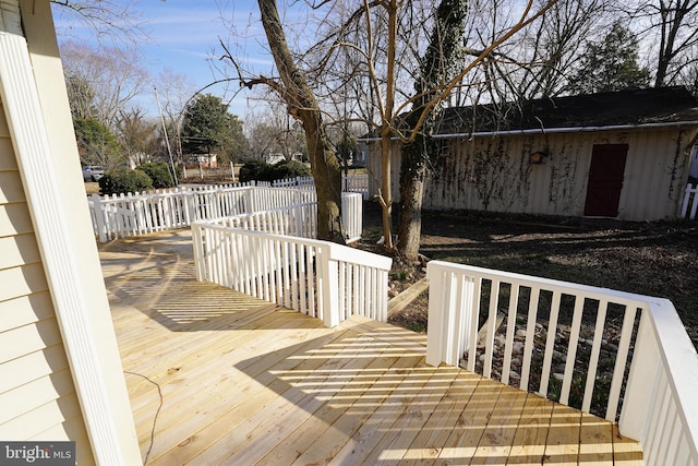 view of deck