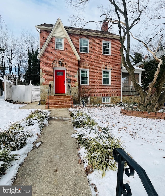 view of front of home