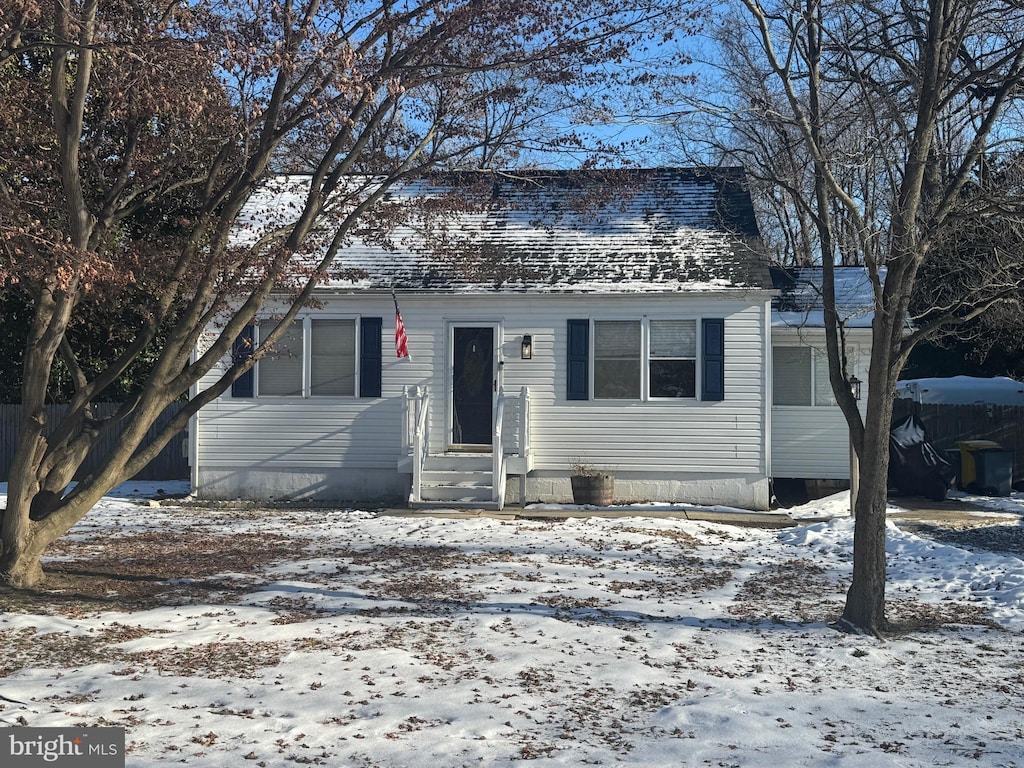 view of front of house