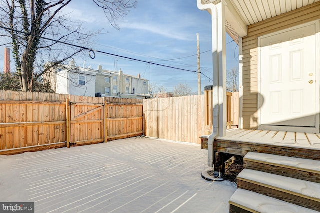 view of deck