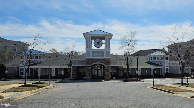 view of property with a residential view