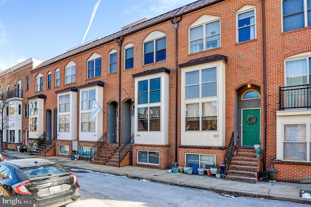 view of townhome / multi-family property