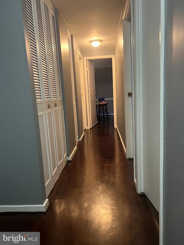 9429 Fairhaven Ave, Upper Marlboro, MD 20772 - hall featuring dark wood-type flooring