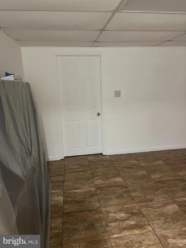 9429 Fairhaven Ave, Upper Marlboro, MD 20772 - empty room with a paneled ceiling