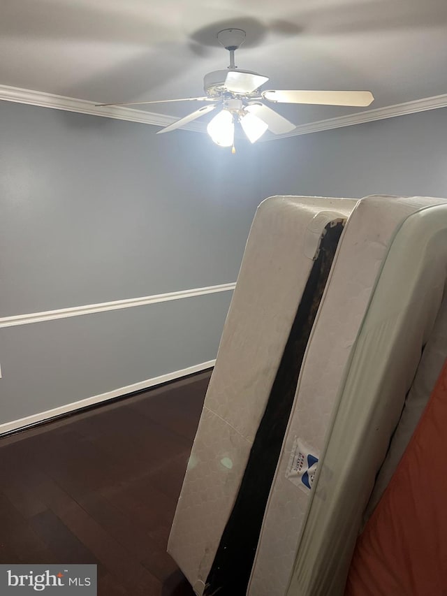 9429 Fairhaven Ave, Upper Marlboro, MD 20772 - interior space with ornamental molding and ceiling fan