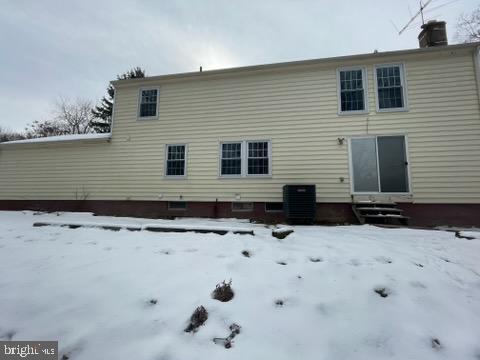 9429 Fairhaven Ave, Upper Marlboro, MD 20772 - snow covered house featuring cooling unit