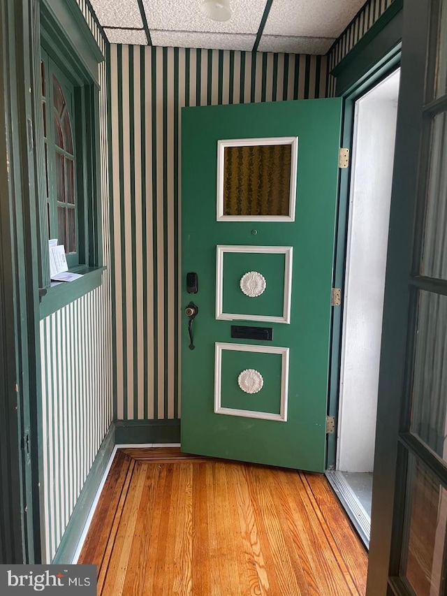 interior space featuring hardwood / wood-style floors