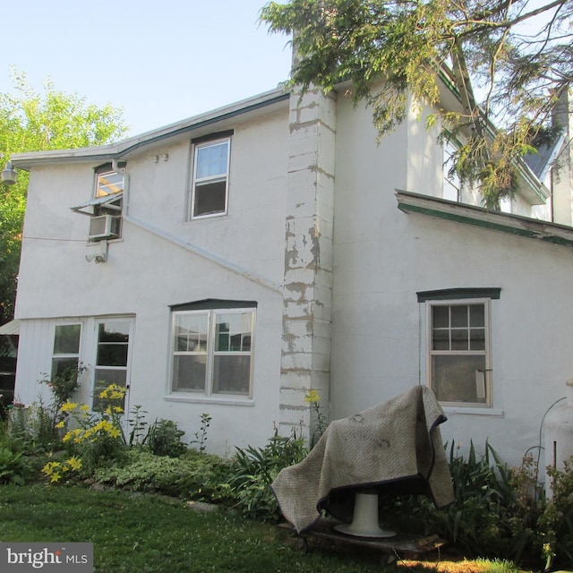 view of property exterior featuring cooling unit