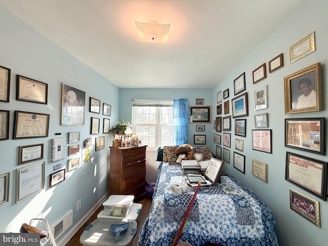 interior space featuring hardwood / wood-style floors