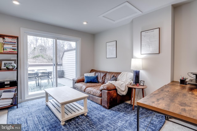 view of living room