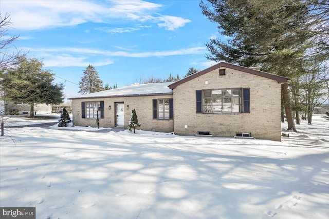 view of ranch-style home