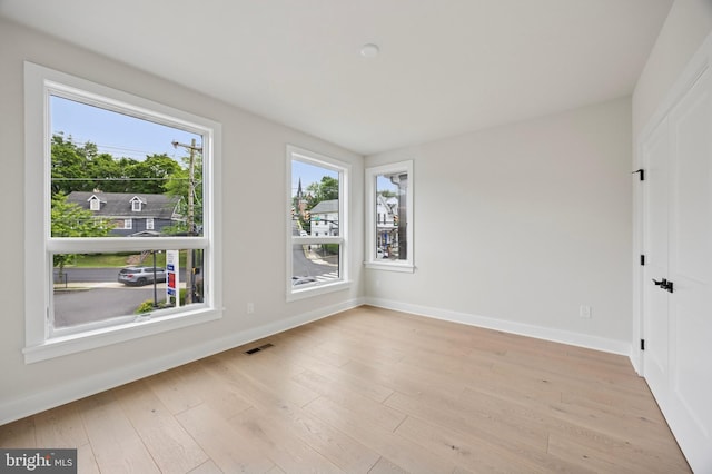 226 N Main St, Doylestown, PA 18901 - spare room with light wood-style floors and baseboards