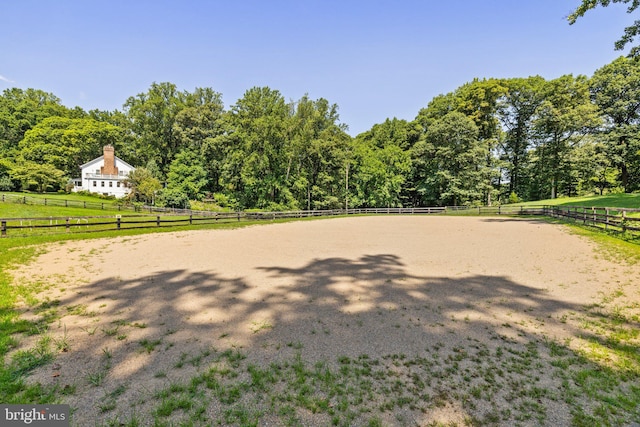 surrounding community featuring a rural view