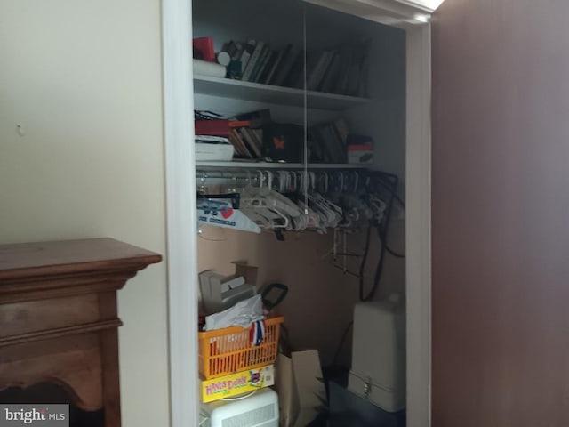 view of closet