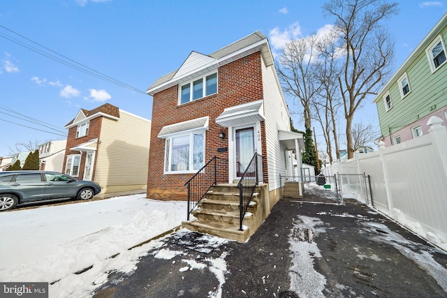 view of front of home