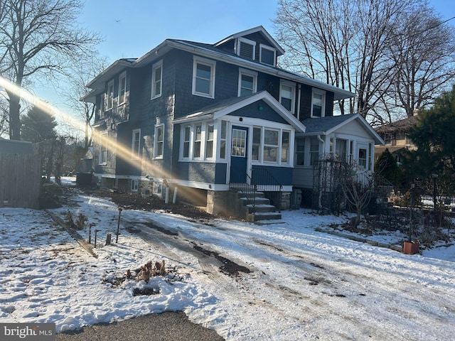 view of front of home