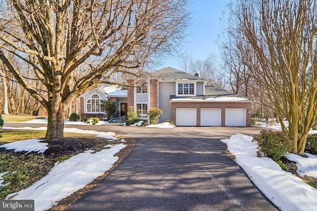 front facade featuring a garage