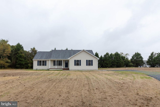 view of front of property