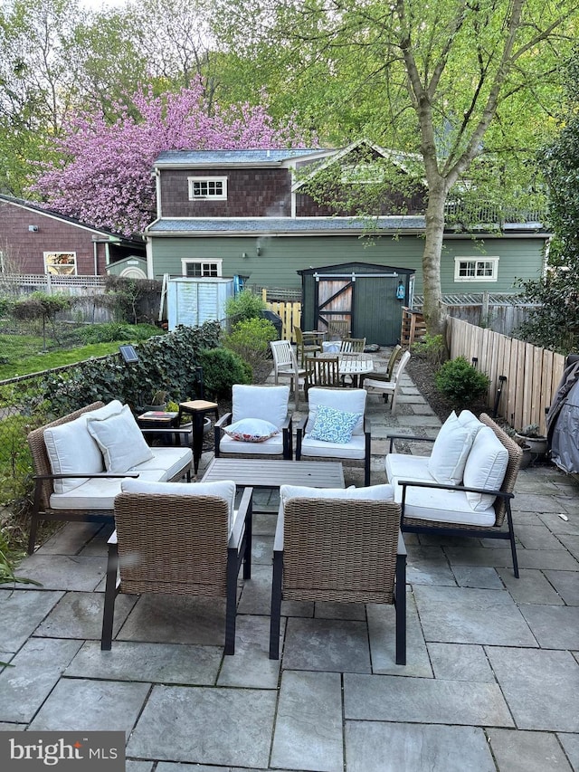 view of patio / terrace with outdoor lounge area