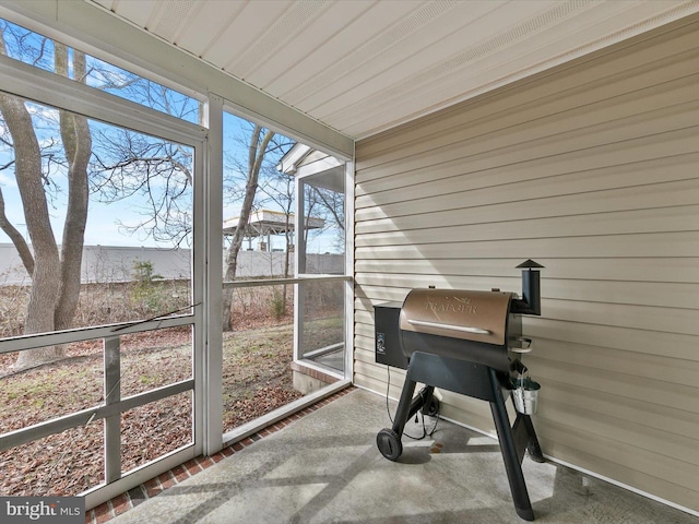 sunroom featuring plenty of natural light