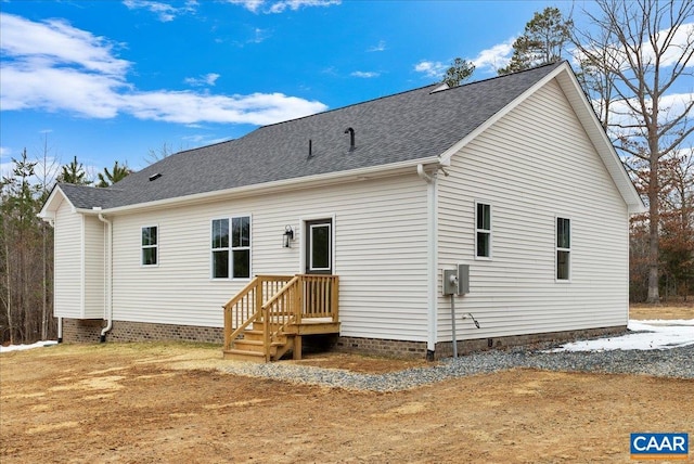 view of rear view of house