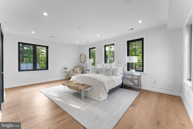 3819 NW Albemarle St NW, Washington, DC 20016 - bedroom featuring recessed lighting and light wood-type flooring