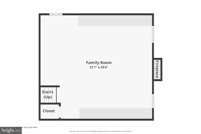 906 N Belgrade Rd, Silver Spring, MD 20902 - property floor plan
