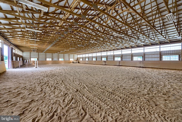 view of stable