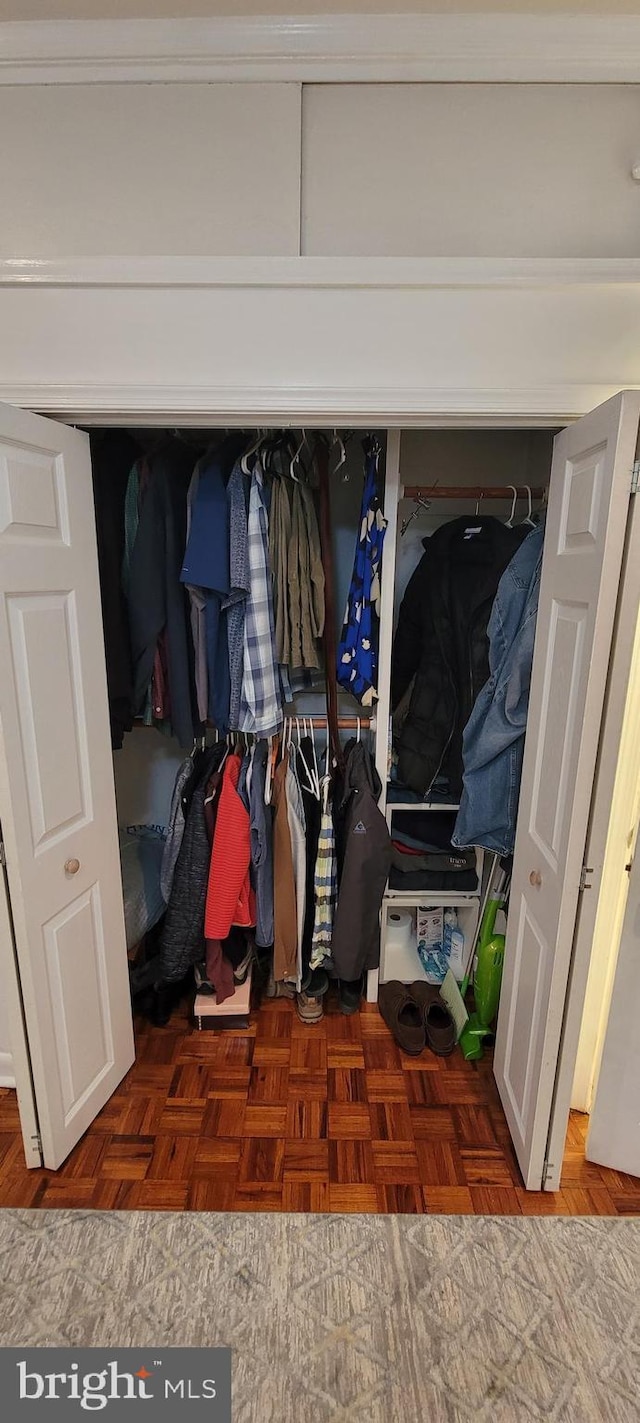 view of closet