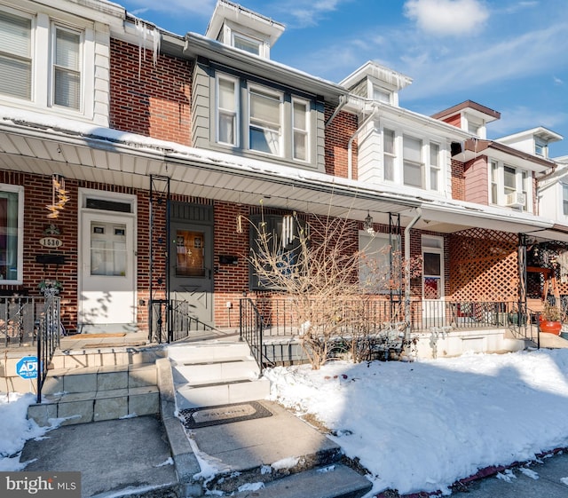 multi unit property with covered porch