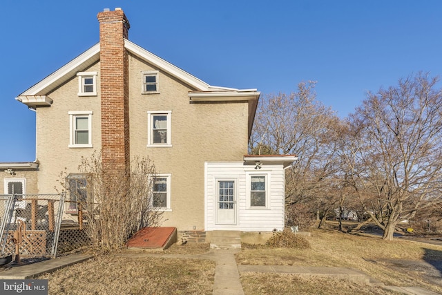 view of back of property