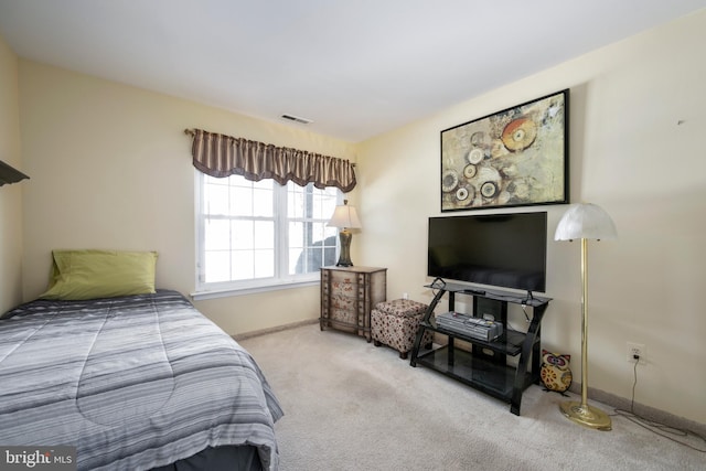 bedroom featuring carpet floors