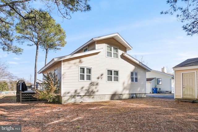 view of rear view of property