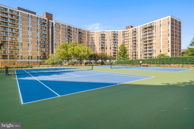 view of sport court