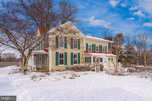 view of front of house