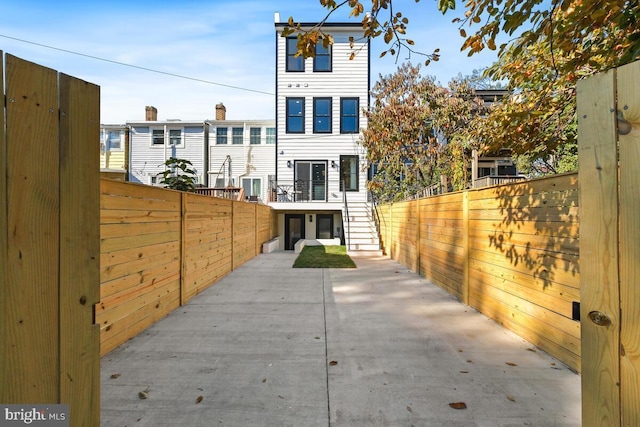 exterior space with a patio