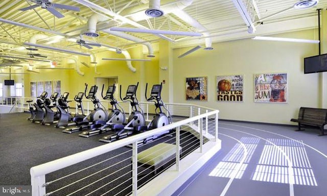 view of gym