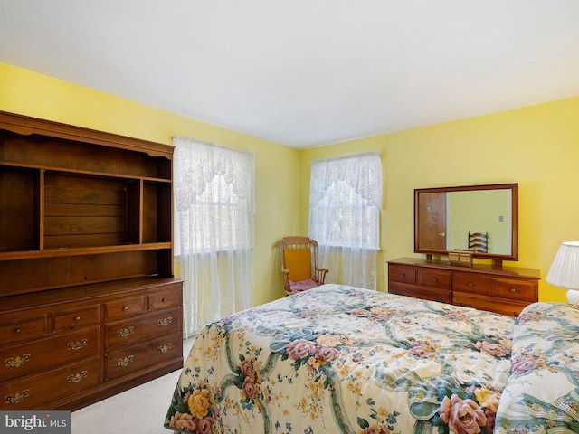 bedroom with carpet flooring